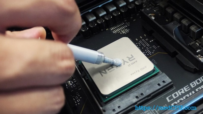 how to clean thermal paste off CPU