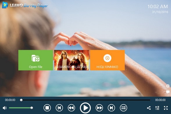 Open the best DVD player on ASUS and import DVD media sources.